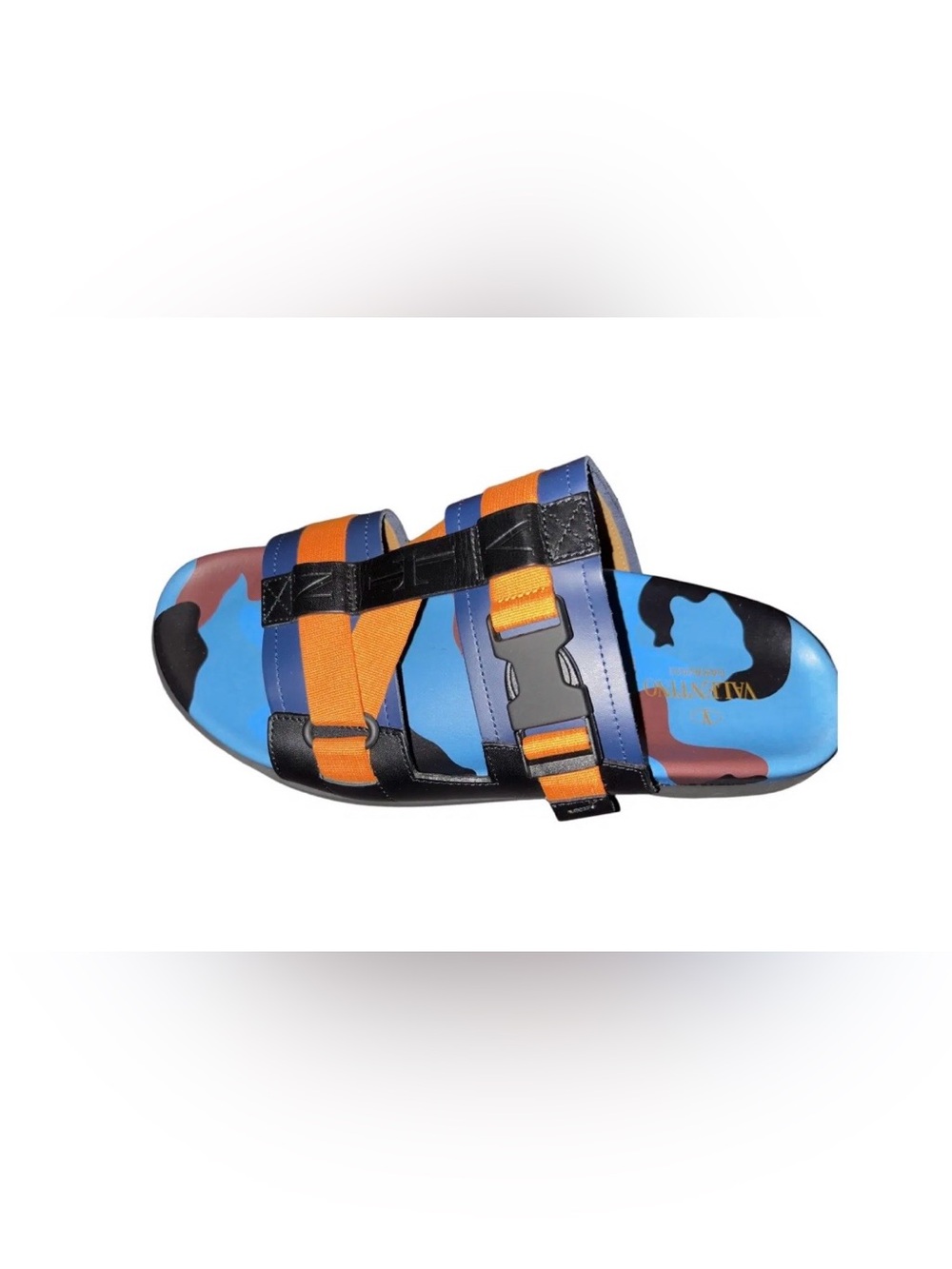 Men’s Orange & Blue Strap Sandals